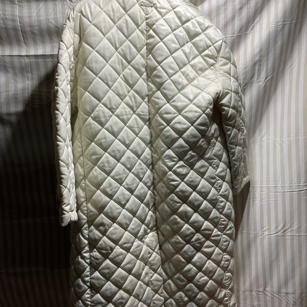 Rebecca Minkoff Ivory Quilted Puffer Coat - Picture 7 of 8